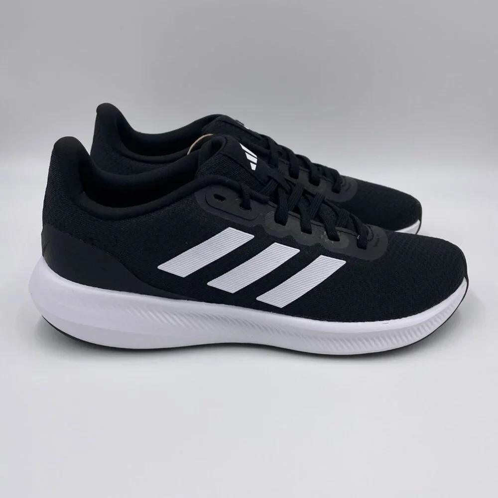 adidas Runfalcon 3.0 Black / White Womens Shoes - Picture 1 of 8